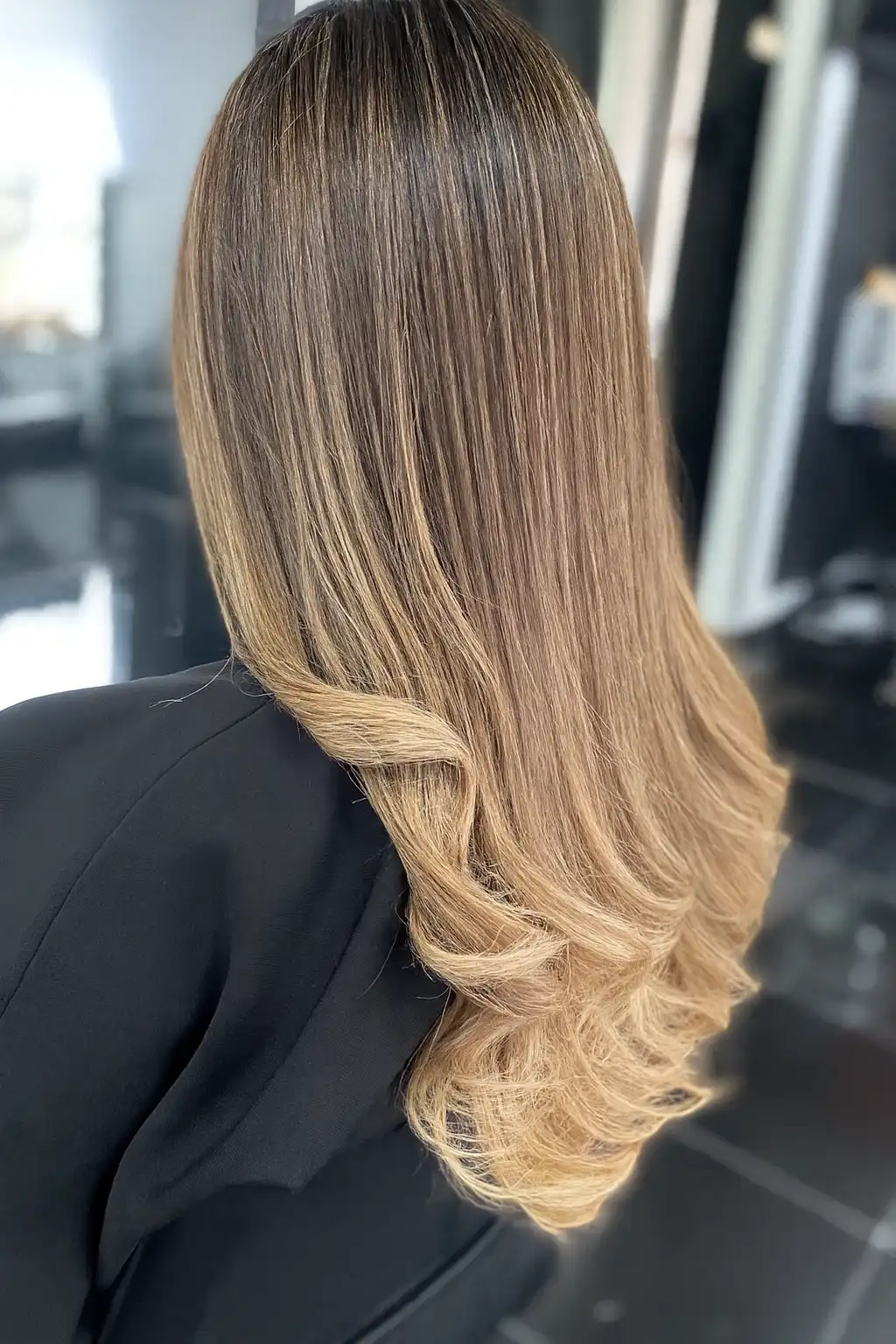 Trabajo de color realizado en el salón